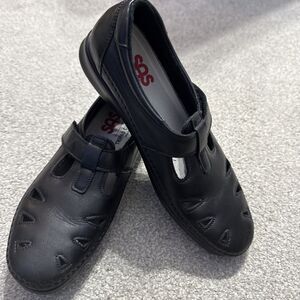 SAS Tripad Comfort Roamer Women's  Size 8.5 Mary Jane Slip on Black Made in USA